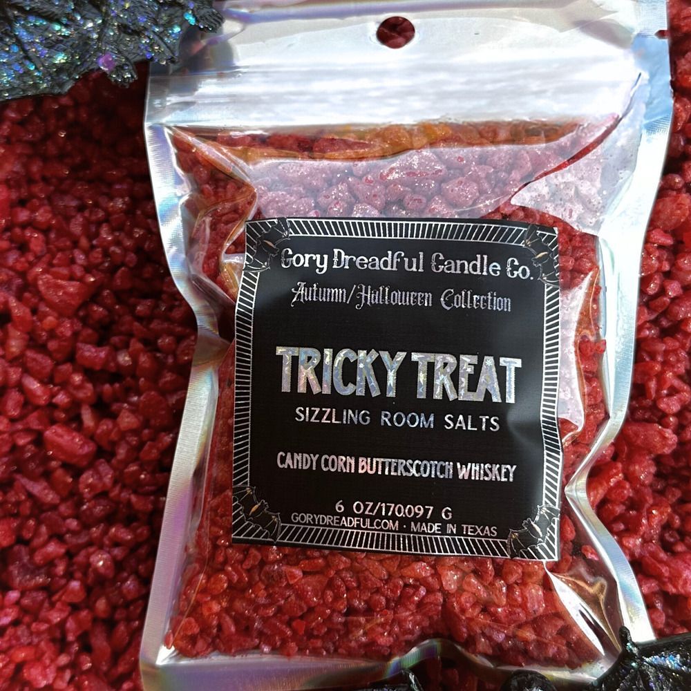Tricky Treat Sizzling Room Salt Potpourri: Candy Corn Butterscotch Whiskey Scent